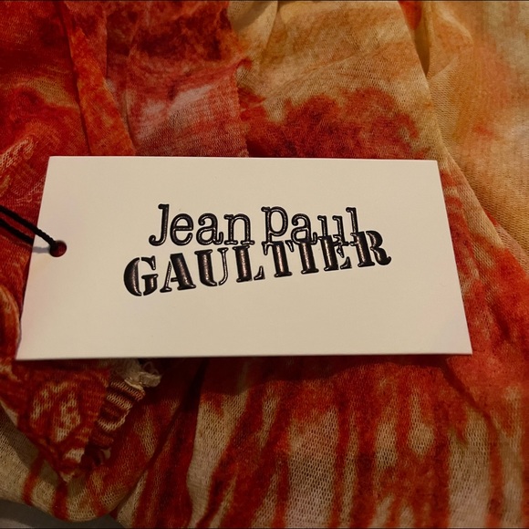 Jean Paul Gaultier Red Palm Tree Cover Up Mini Dress - Picture 6 of 6